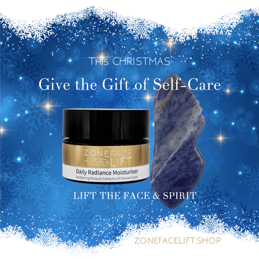 Daily Radiance Moisturiser + Sodalite Lips Gua Sha Holiday Season Bundle