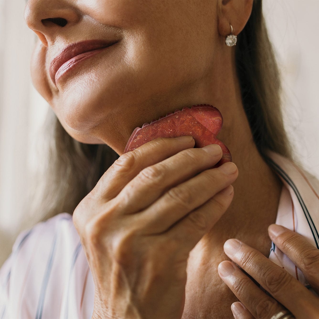 Mookaite Jasper Jagged Edge Gua Sha