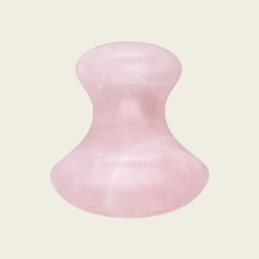 Rose Quartz Mushroom Gua Sha - Set of Two