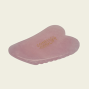 Rose Quartz Jagged Edge Gua Sha