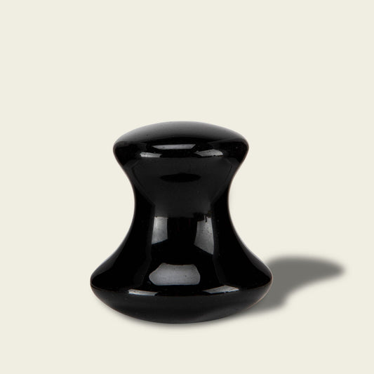 ZFL Mushroom Black Obsidian Facial Tool - Set of Two - zonefacelift.shop