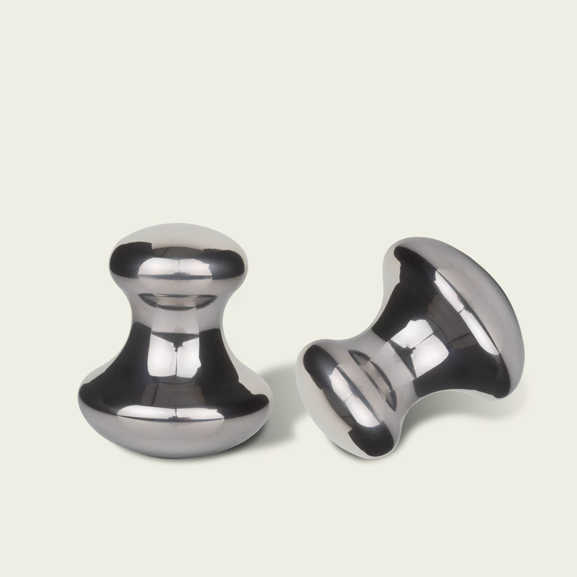 ZFL Mushroom Stainless Steel Facial Tool - Set of Two - zonefacelift.shop