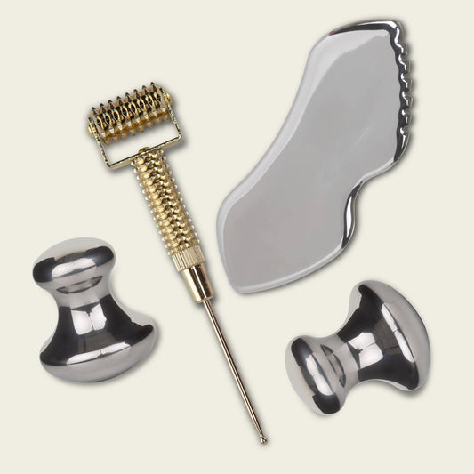 ZFL Stainless Steel Facial Tool Bundle - zonefacelift.shop